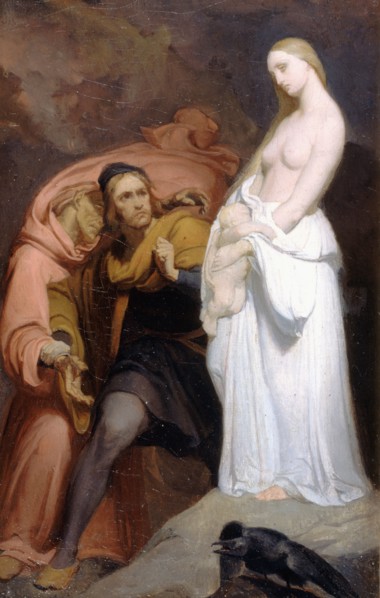 Marguerite Holding Her Dead Child.