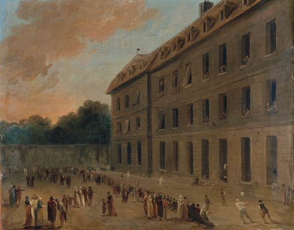 Prisoners' Recreation at Saint-Lazare: The Game of Ball.