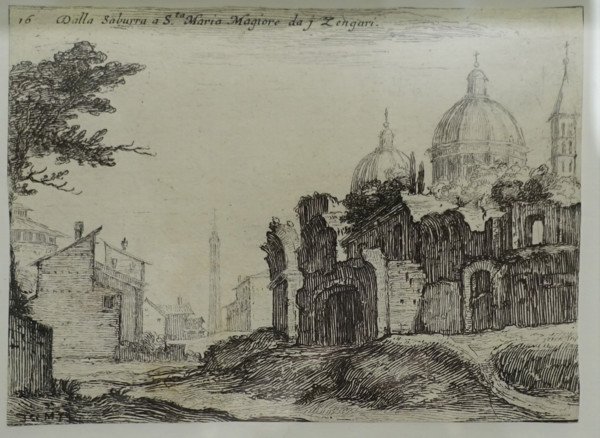 View from the Suburra of Santa Maria Maggiore near Zingari