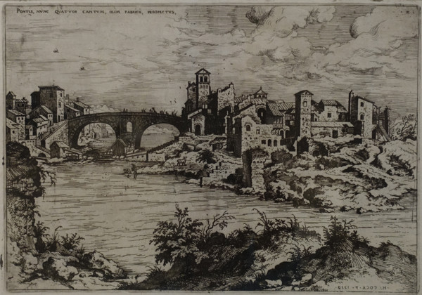 View of the bridge now called the Four Heads Bridge