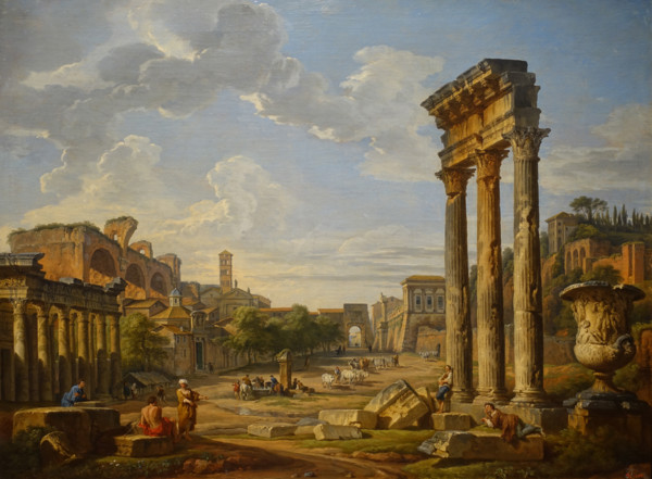 View of the Forum in Rome