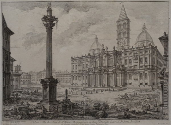 View of the Basilica of Santa Maria Maggiore