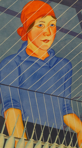 Sketch for a series of posters dedicated to working women