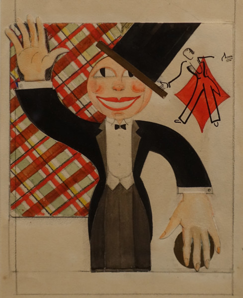 Sketch of a stage costume