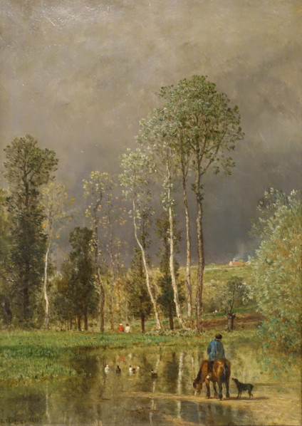 Approaching storm (At the watering place)