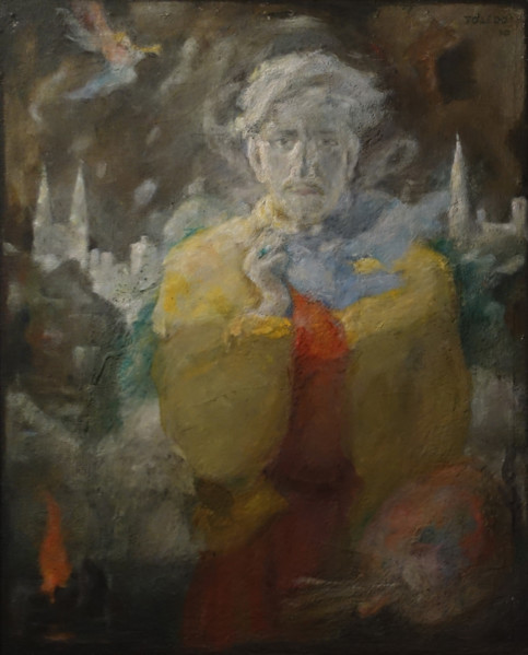 Self-portrait in Toledo