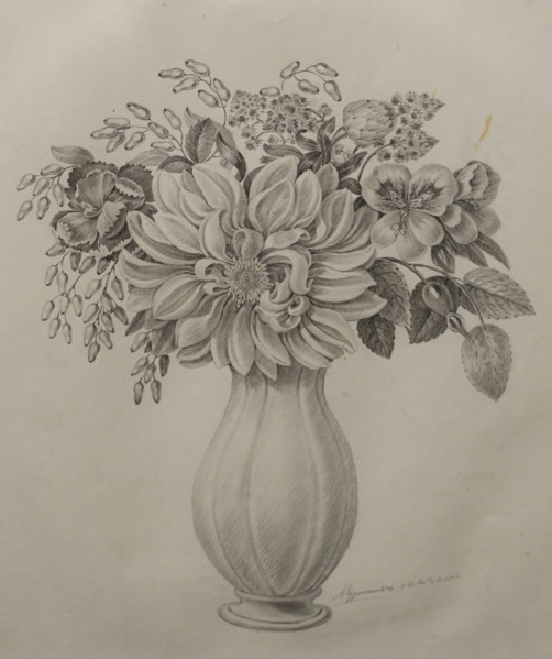 Large bouquet in a jug