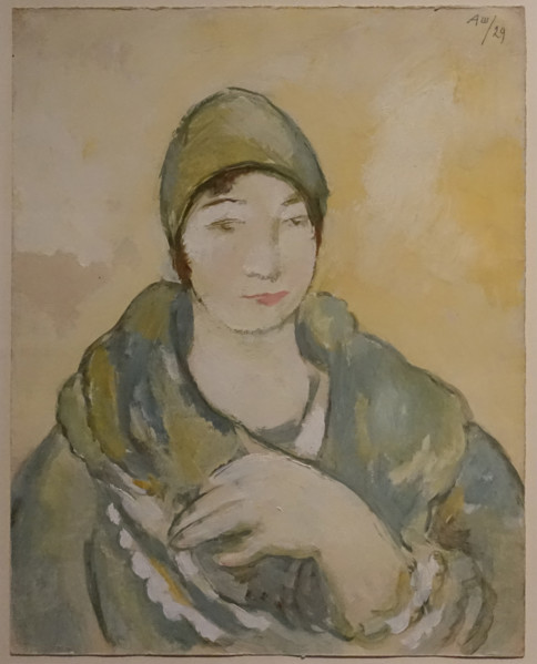 Sketch for a portrait of an actress