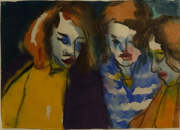 Three Female Heads