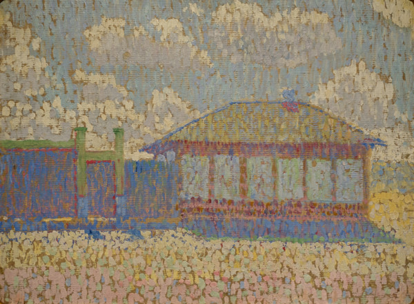 Landscape with a house