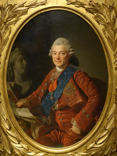 Portrait of count A.S.Stroganov (1733-1811)   by Roslin Alexander (1718-1793)