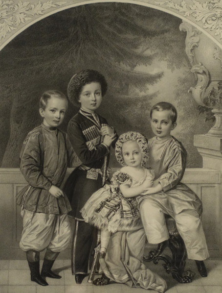Portrait of the Grand Dukes Nikolai Alexandrovich