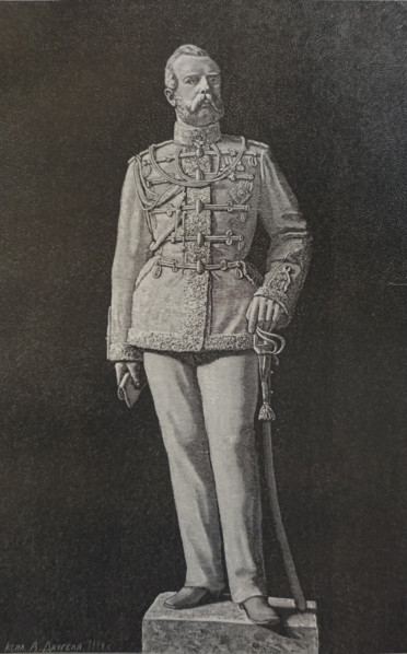 The first monument to Emperor Alexander II the Liberator (1818-1881)