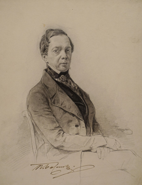 Portrait of Basin Petr Vasilievich (1793-1877)