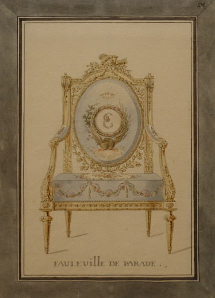 Design of Throne Chair for Catherine Palace in Tsarskoye Selo