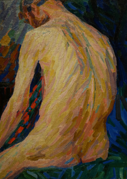 Nude Male Model from the Back