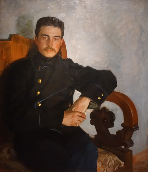 Portrait of the artist's brother Mikhail Kustodiev (1880-1942)