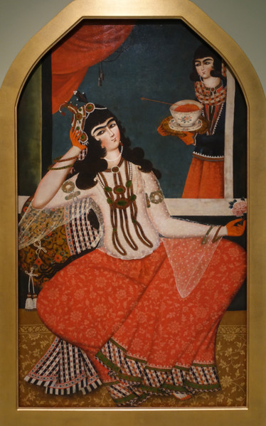 Woman with maid