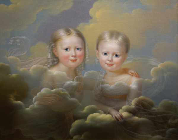Portrait of Princesses Maria Frederica and Sophie Frederica of Württemberg