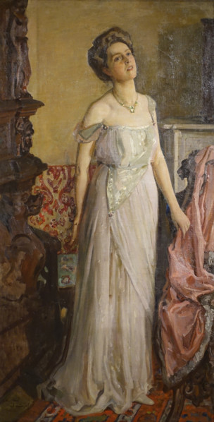 Portrait of the artist Olga Vladimirovna Gzovskaya