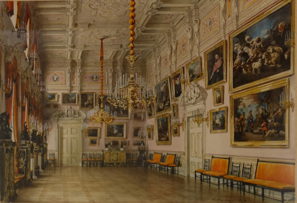 The Dance Hall of Count Grigory Grigorievich Kushelev at the Simeonovsky Bridge in St
