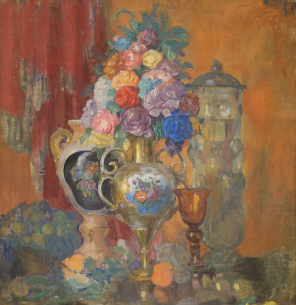 Vases and flowers