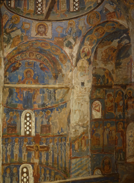 In the Church of the Savior-Nereditsa near Novgorod (eastern side)