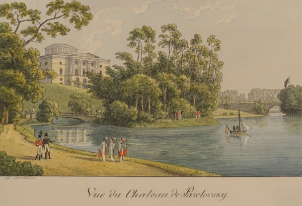 View of the Grand Palace in Pavlovsk
