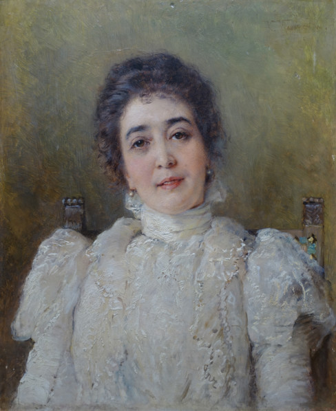 Portrait of Raisova Raisa Mikhailovna (1869-1921)