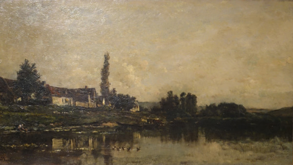 The village of Portjoie on the banks of the Seine (Banks of the Seine