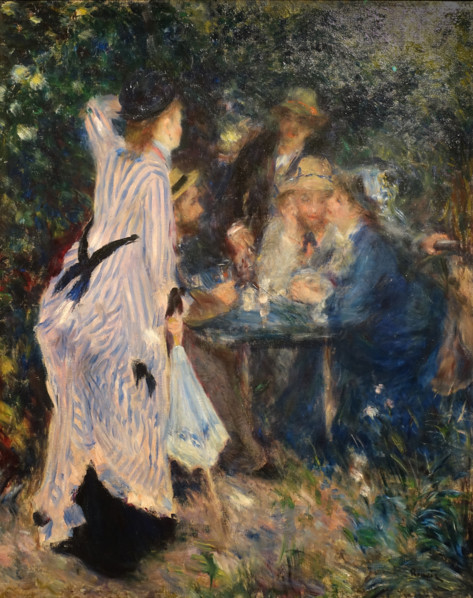In the Garden (Under the Trees of the Moulin de la Galette)