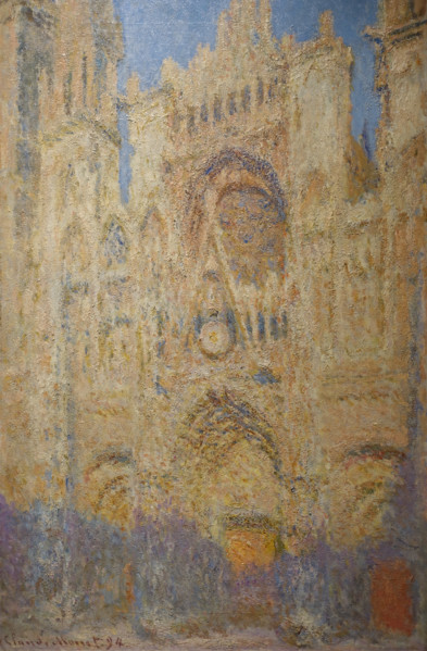 Rouen Cathedral at Sunset
