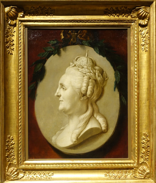Portrait of Empress Catherine II  in the form of a bas-relief