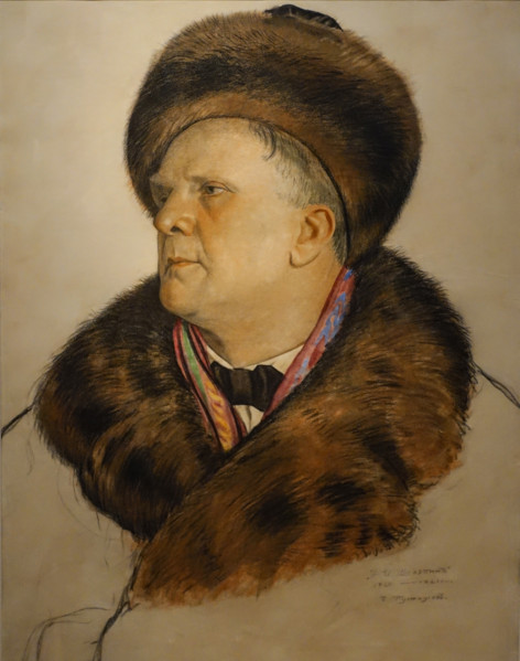 Portrait of Fyodor Ivanovich Chaliapin (1873-1930)