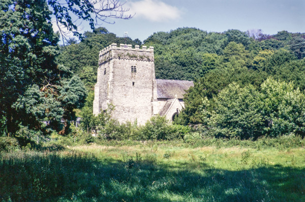 Village parish church of St Brynach.