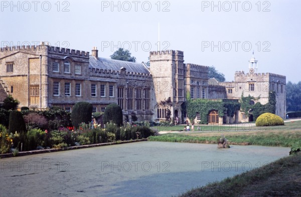 Historic stately home and gardens of Forde Abbey estate.