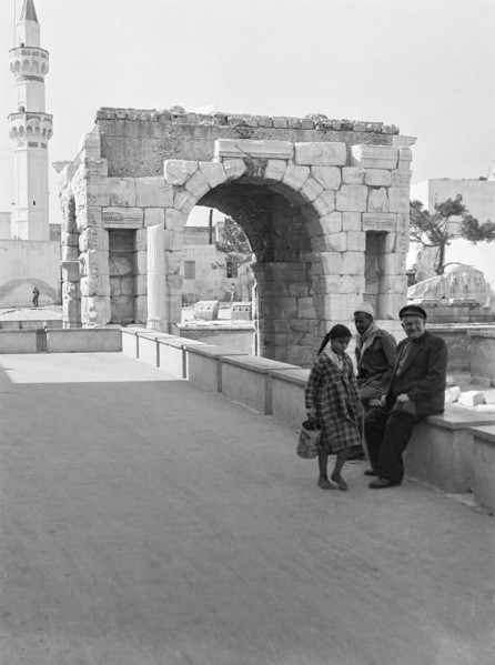 Roman arch of Marcus Aurelius Tripoli.