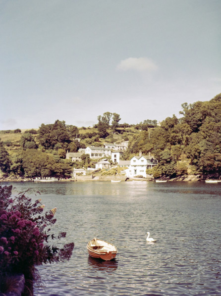 The large white house on the right is Ferryside.
