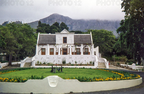 Dutch colonial architecture of historic Tokai Manor House.