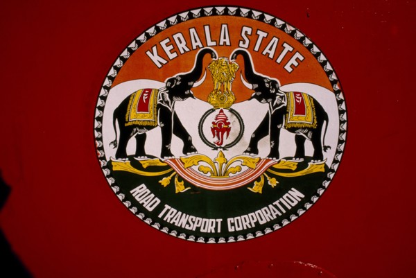 INDIA, Kerala, Transport, State crest of the Road Transport Corporation