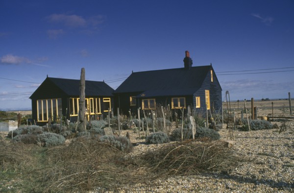 ENGLAND, Kent, Dungeness, Derek Jarmans house.
