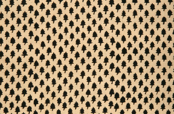 INDIA, Rajasthan, Art and Crafts, Detail of Rajasthani block printed fabric.