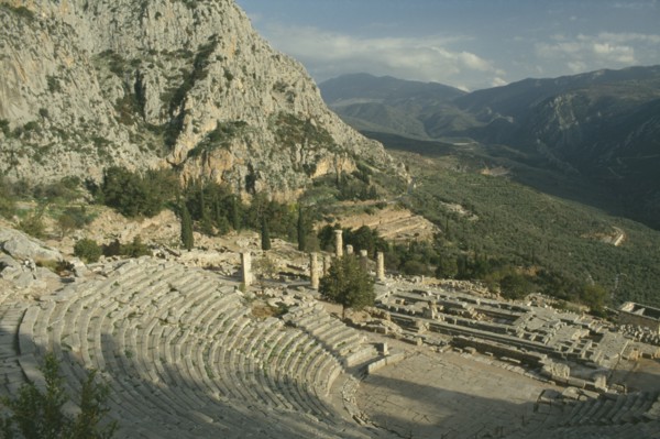 GREECE, Delphi,  Temple Of Apollo
