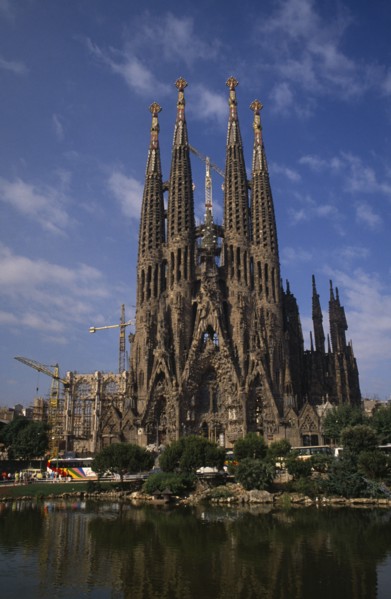 SPAIN, Catalonia, Barcelona , Sagrada Familia