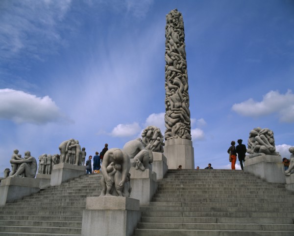 NORWAY, Akerhaus, Oslo, Vigeland Sculpture Park.