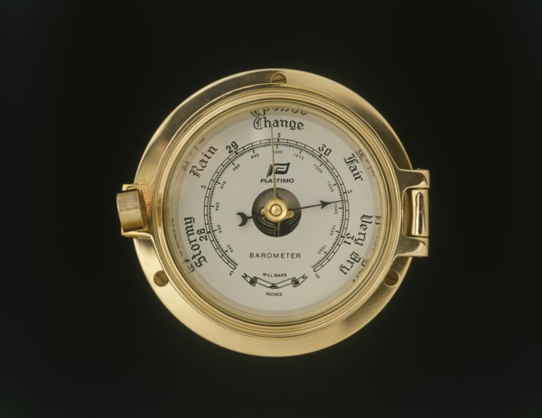CLIMATE, Measurement, Instruments, Brass ships barometer