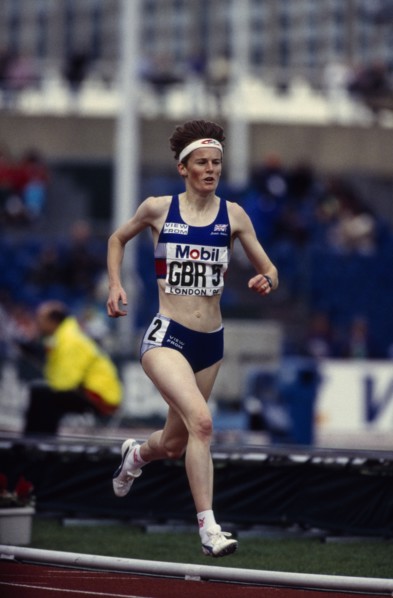 10037075 SPORT Athletics Womens Track Yvonne Murray during the 300 meters at Crystal Palace  Lodon  England 1994.