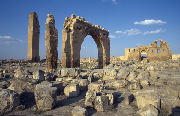 TURKEY, Harran  , Ulu Camii, genral view of ruins