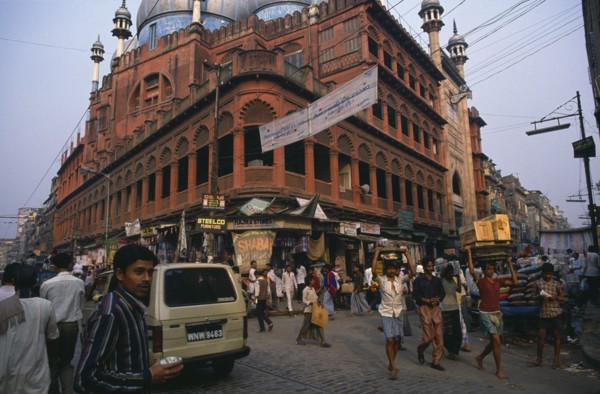 INDIA, West Bengal, Calcutta, "Nakhoda mosque built 1926.  Calcutta’s principal Muslim place of