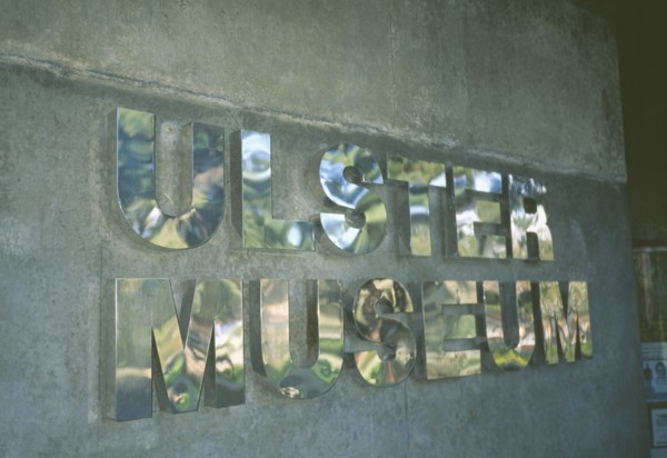 IRELAND, North, Belfast, Ulster Museum Sign